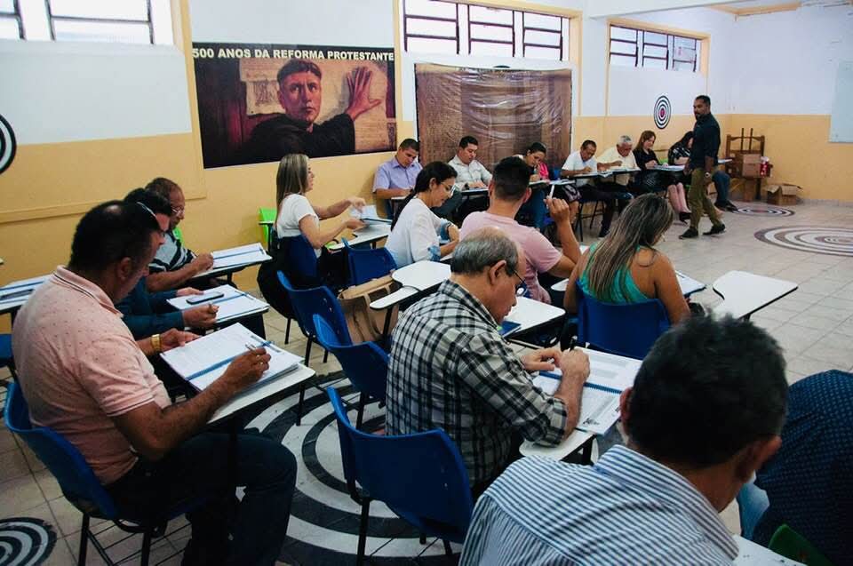 Turma em exercício de formação
